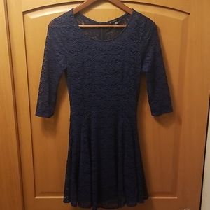 Blue Lace dress Size XS